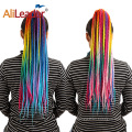 Colorful Box Braid Wig Ponytail Kid Hair Accessories